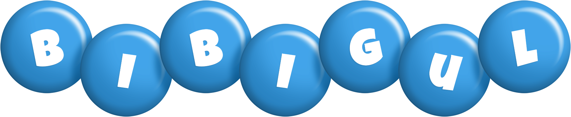 Bibigul candy-blue logo
