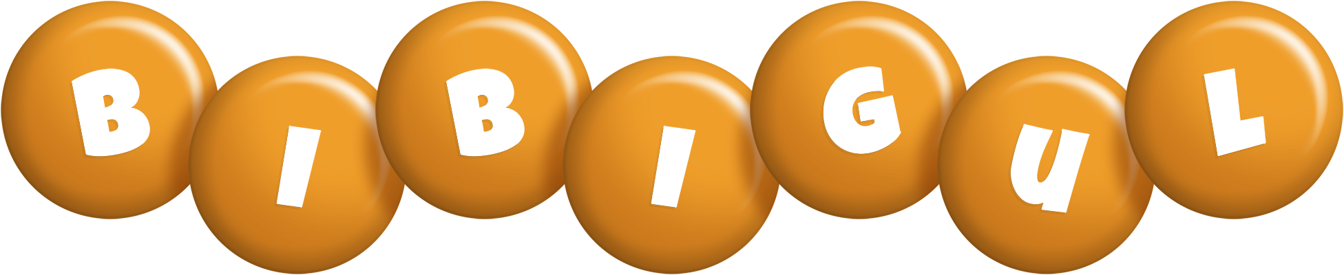 Bibigul candy-orange logo
