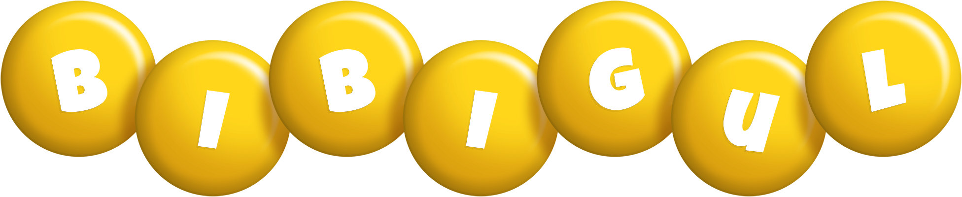 Bibigul candy-yellow logo