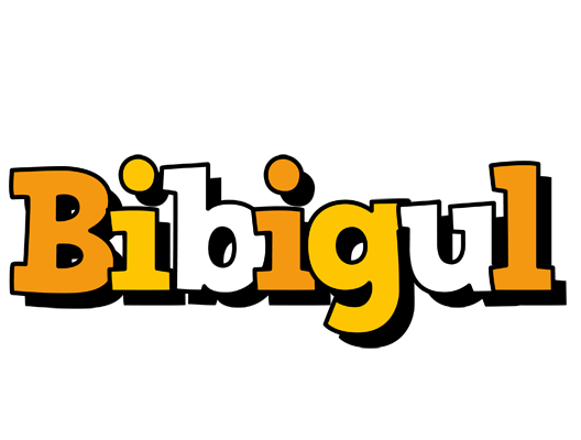 Bibigul cartoon logo