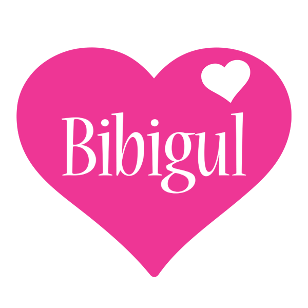 Bibigul love-heart logo