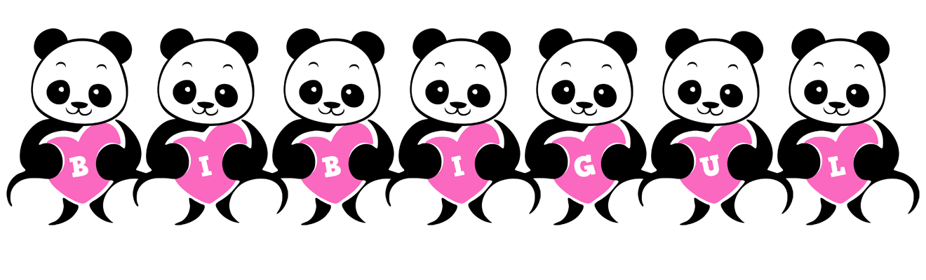 Bibigul love-panda logo
