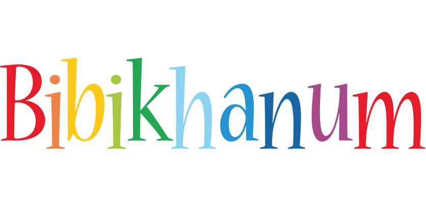 Bibikhanum birthday logo