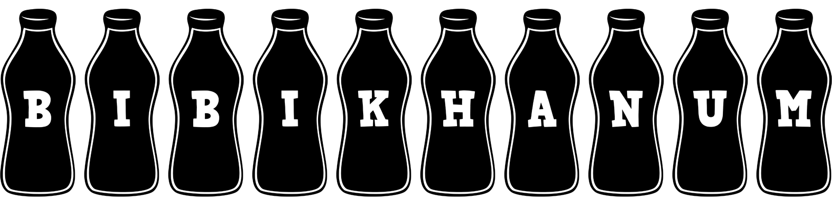 Bibikhanum bottle logo