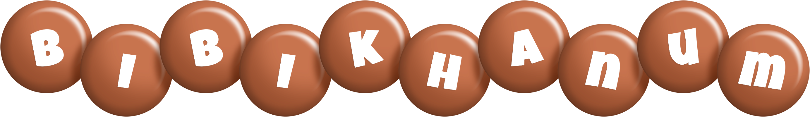 Bibikhanum candy-brown logo
