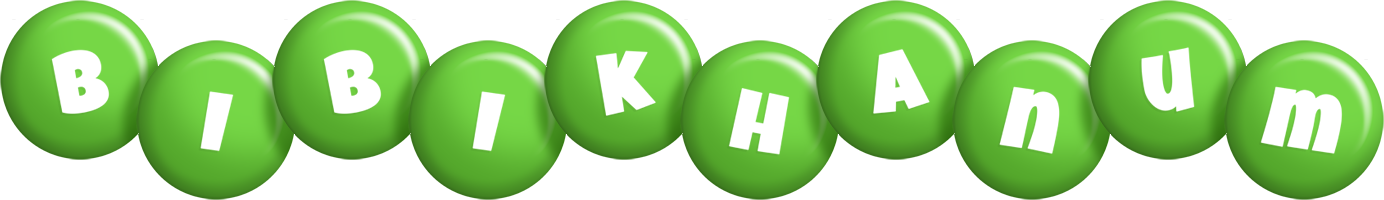 Bibikhanum candy-green logo