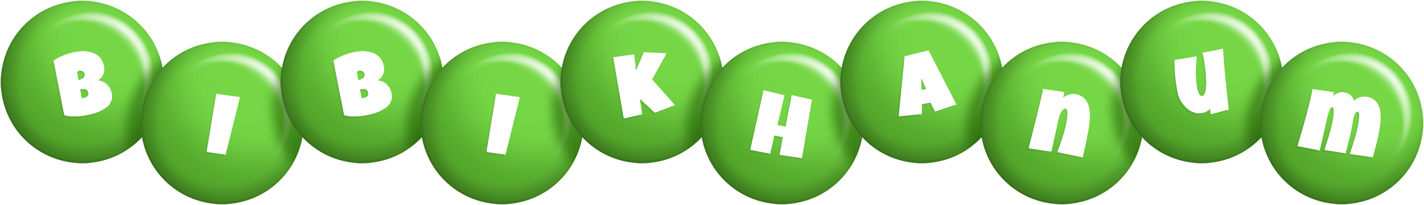 Bibikhanum candy-green logo