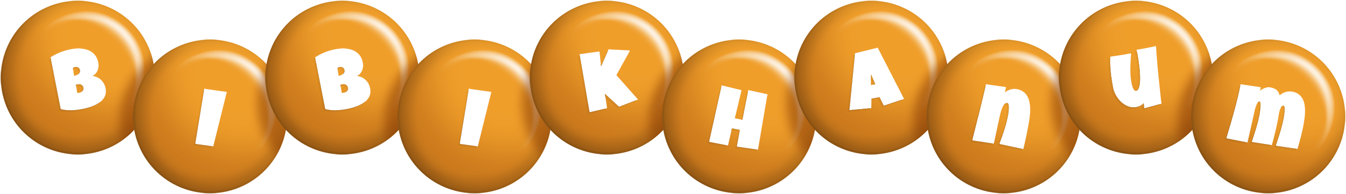 Bibikhanum candy-orange logo