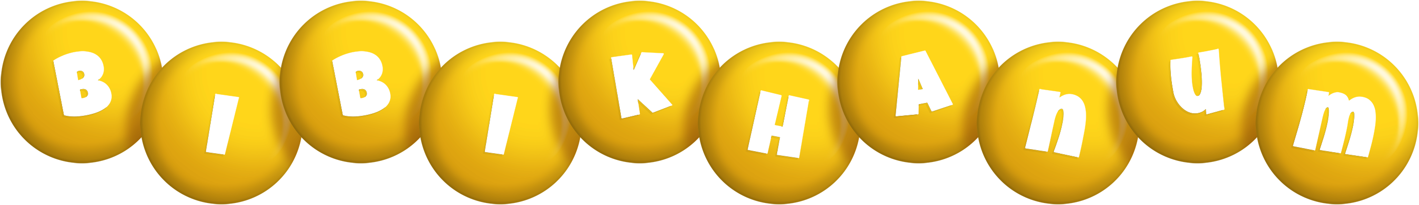 Bibikhanum candy-yellow logo