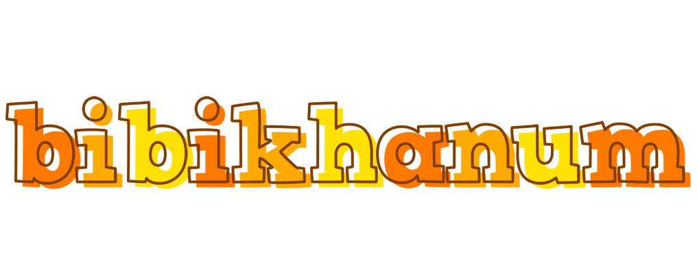 Bibikhanum desert logo