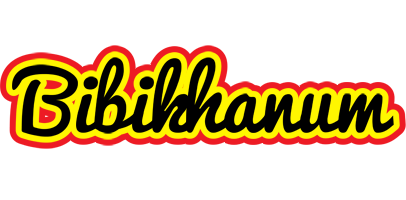 Bibikhanum flaming logo