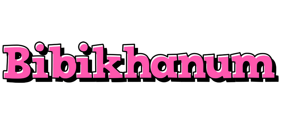 Bibikhanum girlish logo