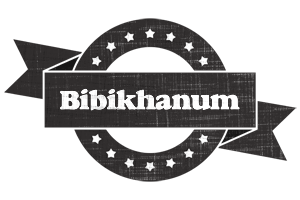 Bibikhanum grunge logo
