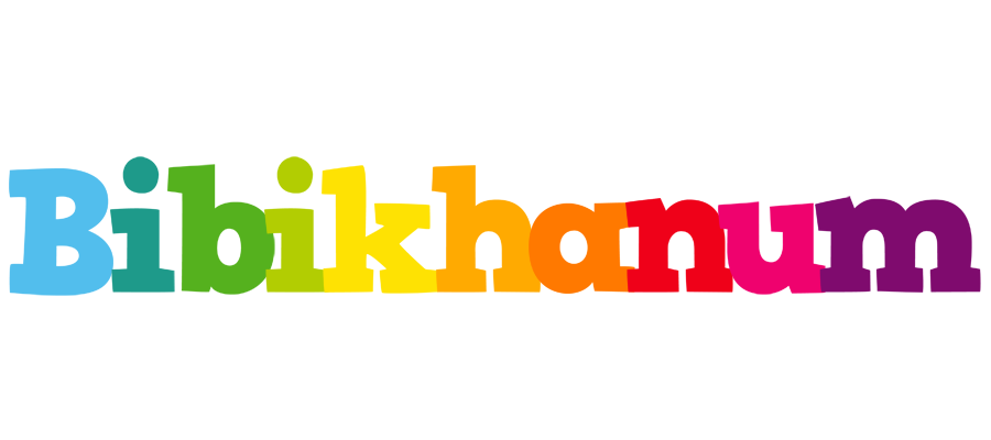 Bibikhanum rainbows logo