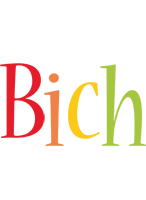 Bich birthday logo