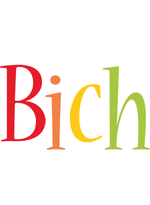 Bich birthday logo