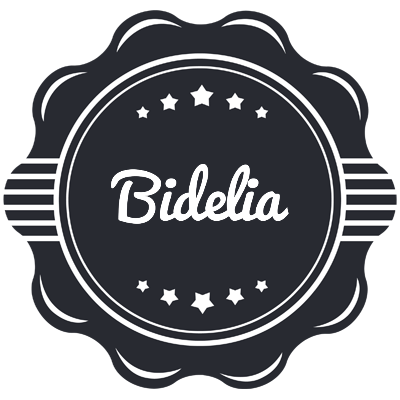 Bidelia badge logo
