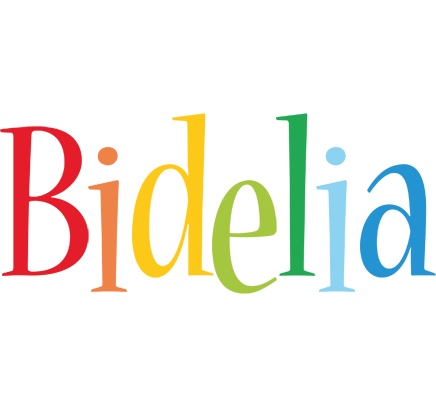 Bidelia birthday logo