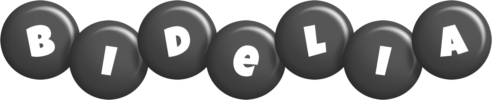 Bidelia candy-black logo