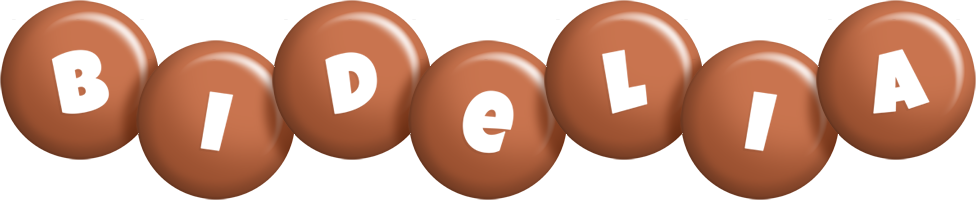 Bidelia candy-brown logo