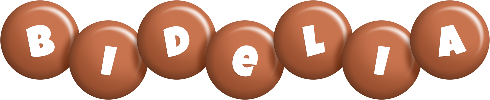 Bidelia candy-brown logo