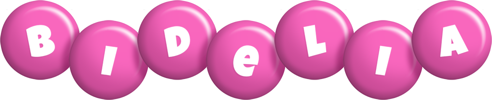 Bidelia candy-pink logo