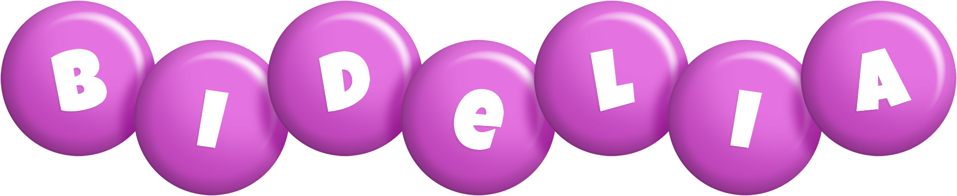 Bidelia candy-purple logo