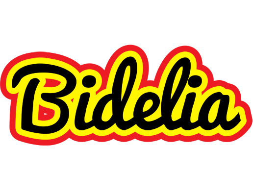 Bidelia flaming logo