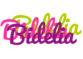 Bidelia flowers logo