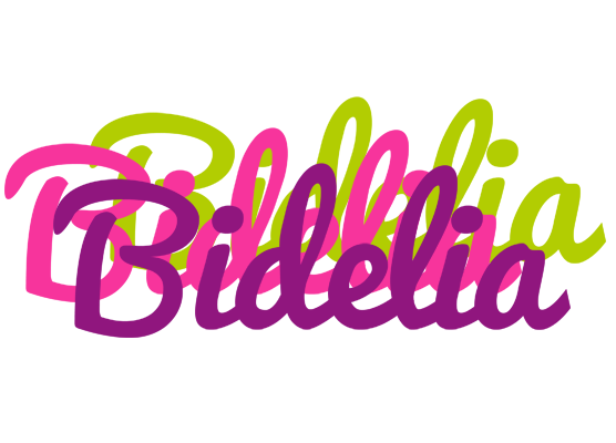 Bidelia flowers logo