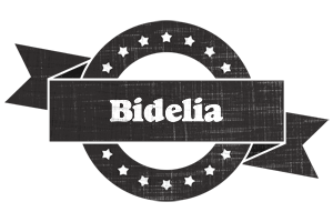 Bidelia grunge logo