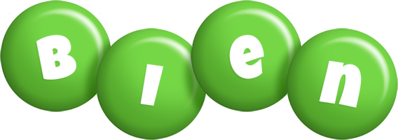 Bien candy-green logo