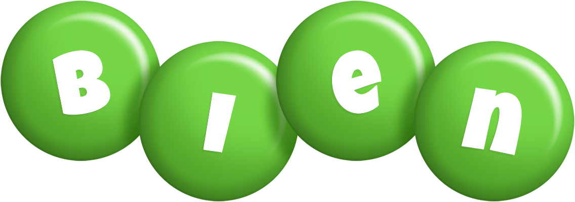 Bien candy-green logo