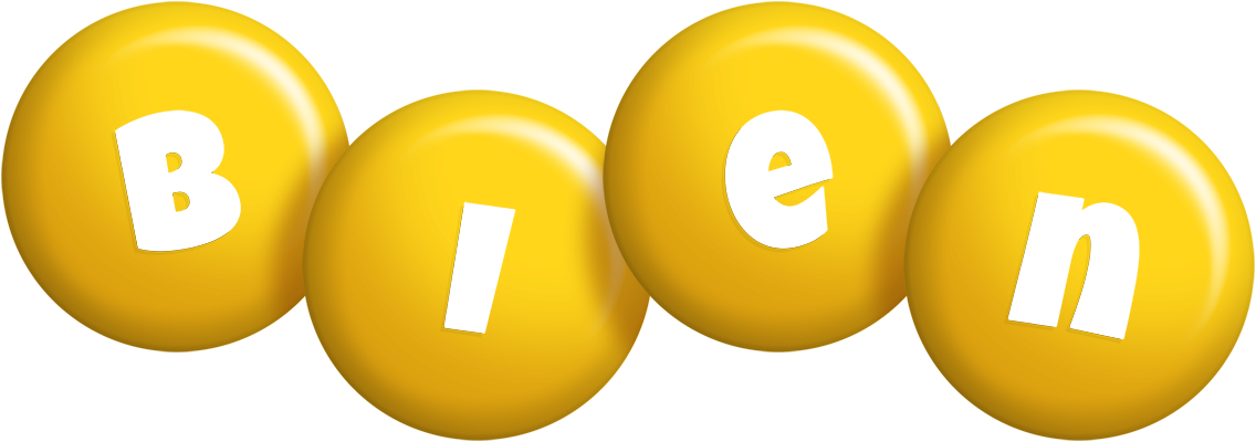 Bien candy-yellow logo