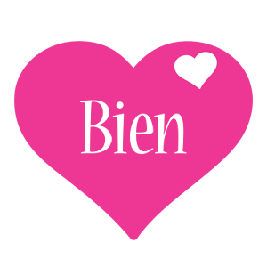 Bien love-heart logo