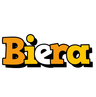 Biera cartoon logo