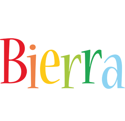 Bierra birthday logo