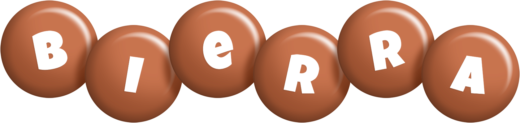 Bierra candy-brown logo