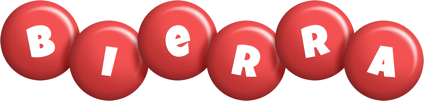 Bierra candy-red logo