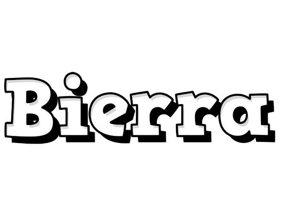 Bierra snowing logo