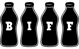 Biff bottle logo