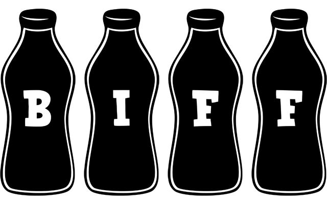 Biff bottle logo