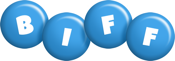 Biff candy-blue logo