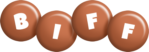 Biff candy-brown logo