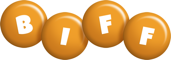 Biff candy-orange logo