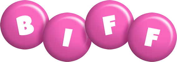 Biff candy-pink logo