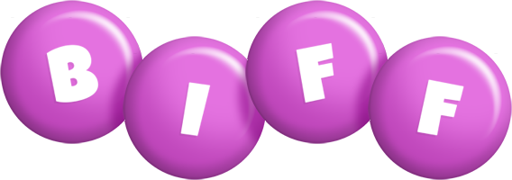 Biff candy-purple logo