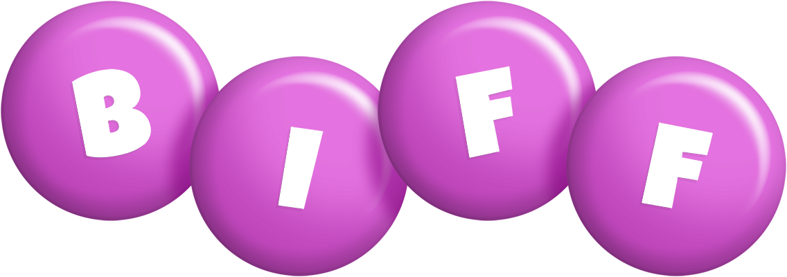 Biff candy-purple logo