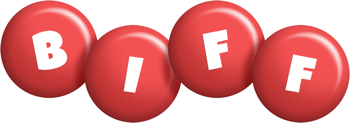 Biff candy-red logo