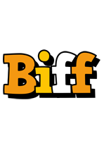 Biff cartoon logo